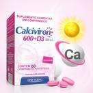 Calciviron 600D3 200 U.I. com 60 comprimidos Arte Nativa