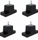 Calço base c/ parafuso e porca podium pvc vazado - conjunto