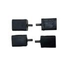 Calço Borracha Grande 1 Parafuso Base 510CV Kit 4 Unidades