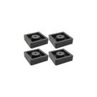 Calço coxim quadrado borracha condensadora split 10x10 kit 4