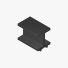 Calço Da Folha Fixa Para Janela e Porta Alumínio CFF06 Linha Suprema - Kit 10 Pçs Calço Da Folha Fixa Para Janela e Porta Alumínio CFF06 Linha Suprema - Kit 10 Pçs