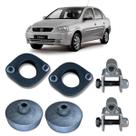 Calço Mola Dianteiro e Traseiro 4cm + Prol Corsa Sedan 94/01