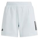 Calções adidas Boys' Club Tennis de 3 listras Halo Blue - Junior Calções adidas Boys' Club Tennis de 3 listras Halo Blue - Junior