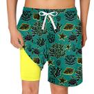 Calções de banho BFUSTYLE Compress Big Boy Boy Board, tamanho 8-10T
