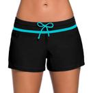 Calções de banho femininos Tankini Swim Briefs Plus Size Bottom Boardshort Swim Short