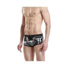 Calções De Banho Masculinos Camuflados De Cintura Baixa Com Efeito Push-Up, Sexy, Para Praia E