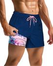 Calções de banho SURF CUZ 2 em 1 Quick Dry Navy Large
