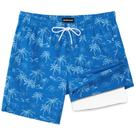 Calções de banho SURF CUZ 7" Quick Dry Compression Blue XS
