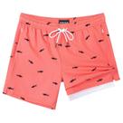 Calções de banho SURF CUZ, forro de compressão de secagem rápida de 13 cm