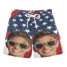 Calções de banho UMIRIKO American Custom Photo Quick Dry Boys 5T Calções de banho UMIRIKO American Custom Photo Quick Dry Boys 5T