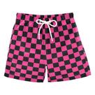 Calções de banho UMIRIKO Black Pink Buffalo xadrez para meninos 10Y