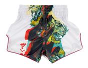 Calções de Muay Thai Fairtex BS1908 - Brancos - Tamanho P