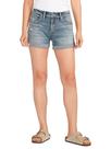 Calções Silver Jeans Co. Sabonete médico feminino Boyfriend Mid Rise