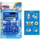 Calculadora 8 digitos com energia solar adesivo sonic letron