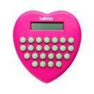 Calculadora 8 Dígitos Coração Rosa Letron Leo&Leo Leonora - 99339