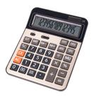 Calculadora: bateria solar Meichoon, alimentação dupla, LCD de 14 dígitos