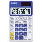 Calculadora Casio SL-300VC alimentada por energia solar azul de 8 dígitos