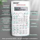 Calculadora Cientifica Com 240 Funções Escolar 12 Digitos
