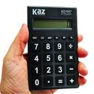 Calculadora De Bolso Preta Slim Mini Pequena Escritorio