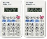 Calculadora de Função Padrão Sharp EL233SB (Pacote com 2)
