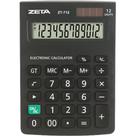 Calculadora de Mesa 12 Dígitos Zetta ZT712 Preta