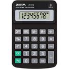 Calculadora de Mesa 8 Dígitos Zeta ZT718 Preta