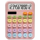 Calculadora eletrônica de mesa à pilha ou energia solar Candy Color