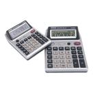 Calculadora Eletrônica De Mesa Display Duplo 12 Digitos Testa Dinheiro Falso