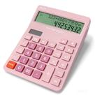 Calculadora JXAVO JP-628 Rosa com Display Duplo Solar