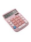 Calculadora Mesa MV-4130 Rosa 12 Dígitos