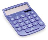 Calculadora Mv 4134 Azul Visor 12 Dig. Display Lcd Elgin Azul