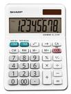 Calculadora Sharp EL-310WB - LCD Branca de 8 Dígitos