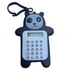 Calculadora Ursinho Pequena Portátil de Bolso Eletrônica com chaveiro