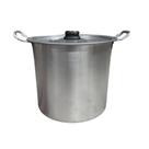 Caldeirão 26cm 10L Linha Hotel Industrial Restaurante Alumi-Aço Alumínio Polido Alto Brilho Ultra Resistente Anatômica Alta Durabilidade