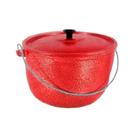 Caldeirão 463-DF.V Alumínio Fundido Craquelado 0,8L Alça Galvanizada Vermelho Diviforte Caldeirão 463-DF.V Alumínio Fundido Craquelado 0,8L Alça Galvanizada Vermelho Diviforte