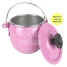 Caldeirão bojudo mini de aluminio nº 10 - 600 ML Color