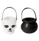 Caldeirão Bruxa de Halloween Kit Com 6 Mini Baldes
