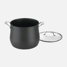 Caldeirão cuisinart anodizado preto 12l com tampa 6466-26