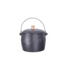 Caldeirão de 16x14cm com Tampa Ferro 3L - Fundição Santana Caldeirão de 16x14cm com Tampa Ferro 3L - Fundição Santana