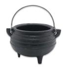 Caldeirão Panela de Ferro Preto Decoração Ritual Wicca 12cm