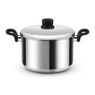 Caldeirão Polido Alumínio Nacional 18cm Ref. 11712 Alta Resistência - 44875