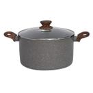Caldeirão Style Cook Cerâmica em Alumínio Indução 20cm Grafito 10583 Mimo Style