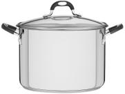 Caldeirão Tramontina Astro Aço Inox Tampa De Vidro 28 Cm 11,4 Litros