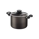 Caldeirão Tramontina Paris Antiaderente Starflon Max Chumbo com Tampa de Vidro 18 cm 3,1 L