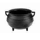 Caldeirão Tripé De Ferro Fundido Panela Mineira 32x26cm 16l