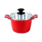 Caldeirão Vermelho Alça de Alumínio Diamantado TV 16cm Caldeirão Vermelho Alça de Alumínio Diamantado TV 16cm