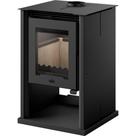 Calefator a Lenha HMD Vermont Dupla Combustao Preto