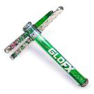 Caleidoscópio GloFX Liquid X Tube de 7,5 polegadas com varinhas de visão