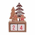 Calendário Advento Ginger Bread Enfeite de Natal 18cm Calendário Advento Ginger Bread Enfeite de Natal 18cm