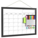 Calendário apagável a seco Tankee 43x33cm, quadro branco magnético